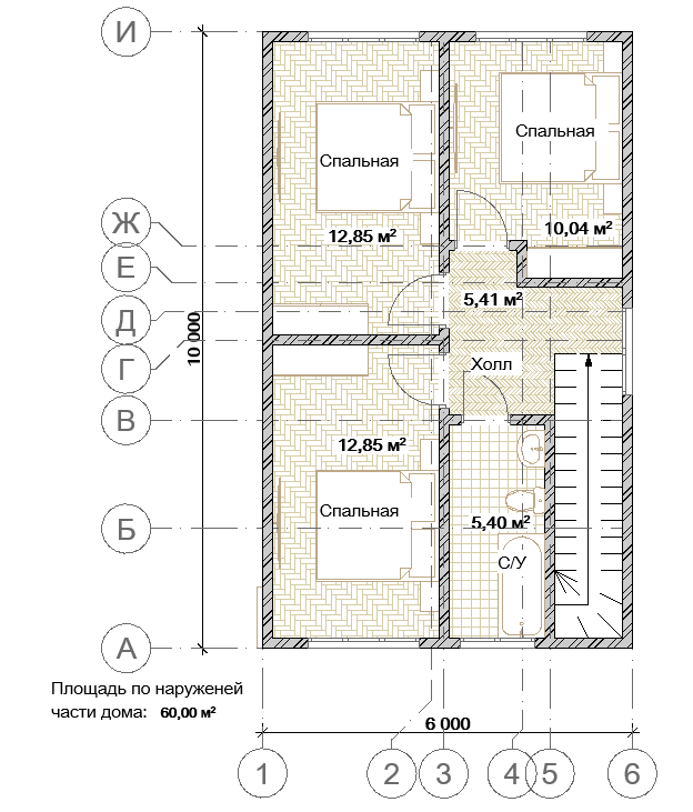Дом 120м2 на сваях — миниатюра 5